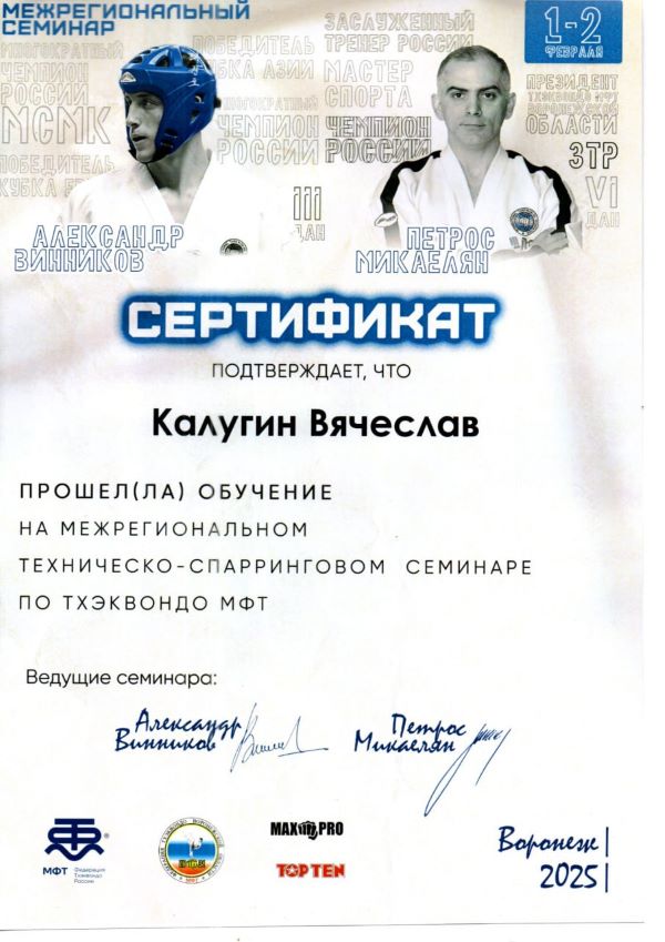 Восток. Семинар по тхэквандо 2025 2