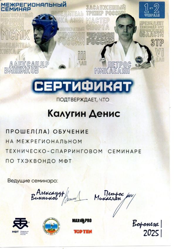 Восток. Семинар по тхэквандо 2025 3