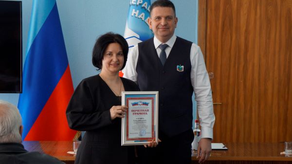 ТО. Награждение к 1 мая Алехина